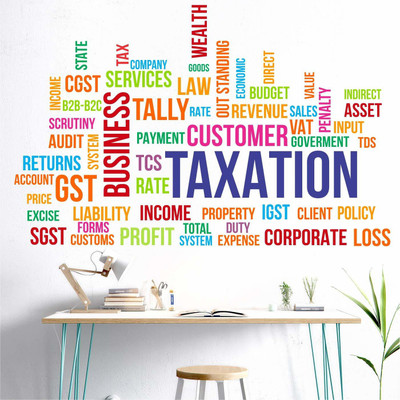 stylishdecor 60 cm m...taxsetion Self Adhesive Sticker(Pack of 1)