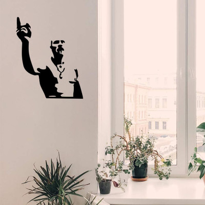 SnappyVinyl 29 cm Techno Viking Internet Meme Wall Decals, Easy to Apply Self Adhesive Sticker(Pack of 1)
