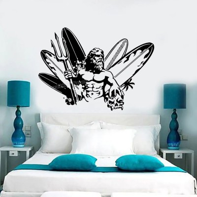 Xskin 31 cm Surf Vinyl , Wall Sticker PVC Vinyl Self Adhesive Sticker(Pack of 1)