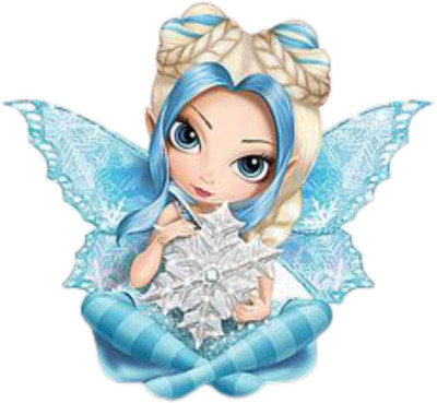 Vijaya enterprises 55 cm Cartoon butterfly fairy Magnetic sticker (pack of 1) Self Adhesive Sticker(Pack of 1)