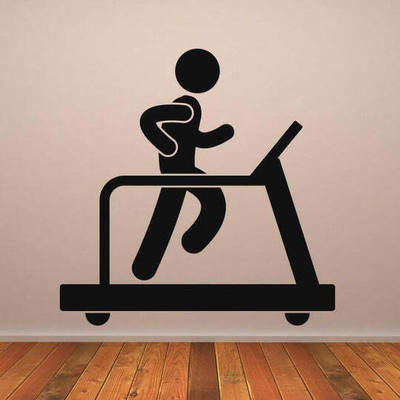 Xskin 40 cm Treadmill Gym Runner Self Adhesive Sticker(Pack of 1)