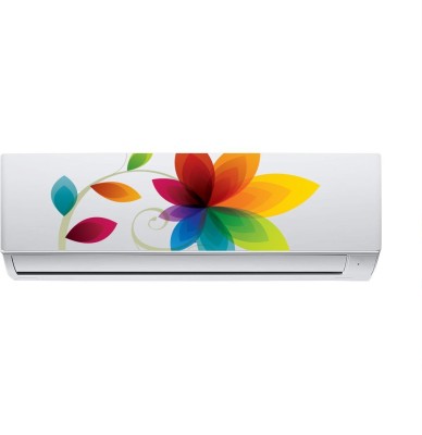 ZEN TREK 45 cm Air Conditioner Floral Sticker Self Adhesive Sticker(Pack of 1)