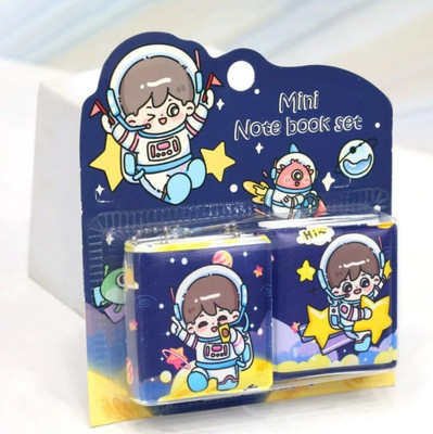 TATSAM 5 cm Mini Notebook PET Sticker Diary Self Adhesive Sticker(Pack of 1)