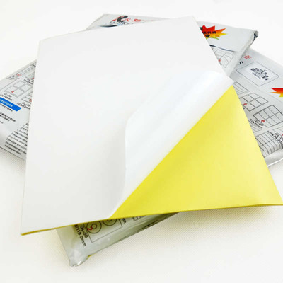 Mynx 8.3 inch Wood A4 Size White Self Adhesive Sticker Printer Inkjet Inktank Laser Sheet Self Adhesive Sticker(Pack of 40)