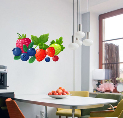 VCREATE DECOR 58 cm Fruits Wall Sticker & Decal Self Adhesive Sticker(Pack of 1)