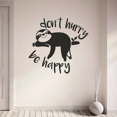 Xskin 29 cm Sloth Self Adhesive Sticker(Pack of 1)
