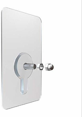 Shreejee Wall Bolt Screw Sticker Non-Trace Hooks Wall Mounted Multipurpose SCREWx4.13 Regular Organizer