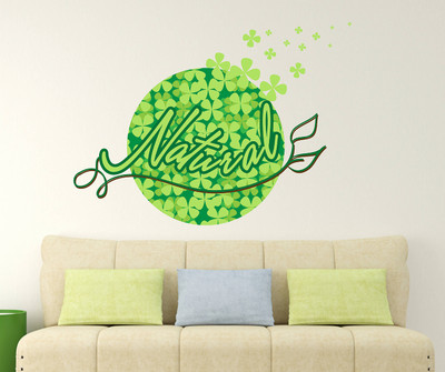 Wallzone 75 cm Abstract Removable Sticker(Pack of 1)