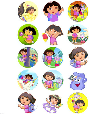 MINISCREATIONS 10 inch 15 Non-Reusable Sticker(Pack of 4)
