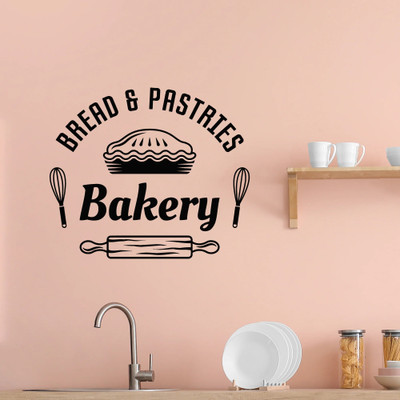 amazinghub 23 inch bread,pastries bakery Self Adhesive Sticker(Pack of 1)