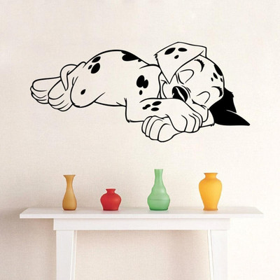 marvellous 60 cm m-cutedogsleepingr4 Self Adhesive Sticker(Pack of 1)
