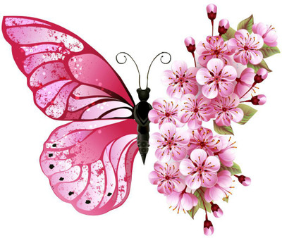 VCREATE DECOR 58 cm Butterfly Wall Stricker Self Adhesive Sticker(Pack of 1)