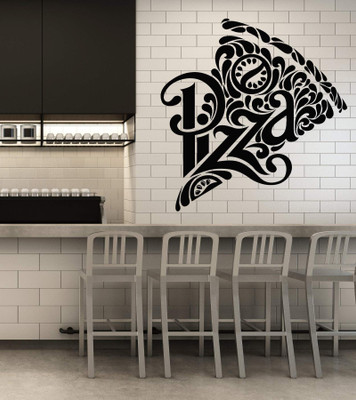 stylishdecor 70 cm s_designablepizza Self Adhesive Sticker(Pack of 1)
