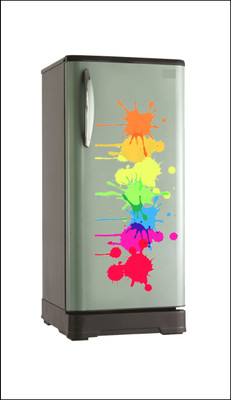 Aashrut decor 23 inch Vertical fridge wrap sticker FG0337 Self Adhesive Sticker(Pack of 1)