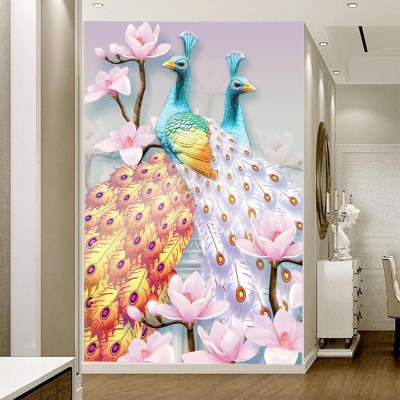 AY FASHION 71.12 cm 3D Wallpaper Large painting Wall Sticker Self Adhesive Vinly Print Decal for Living Room, Bedroom, Kids, office ,Hall etc,_026 Self Adhesive Sticker(Pack of 1)