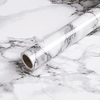 MOOZICO Abstract White Wallpaper(200 cm x 60 cm)