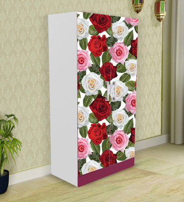 Creative Print Solution 177.8 cm Alisha Design Almirah Sticker size 30x70 inch Self Adhesive Sticker(Pack of 1)