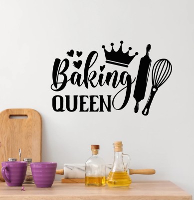 amazinghub 23 inch baking queen Self Adhesive Sticker(Pack of 1)