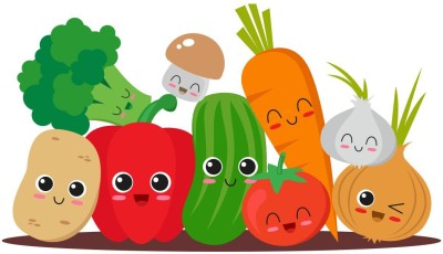 STICKER STUDIO 58 cm Vegetables Wall Sticker & Decal Self Adhesive Sticker(Pack of 1)