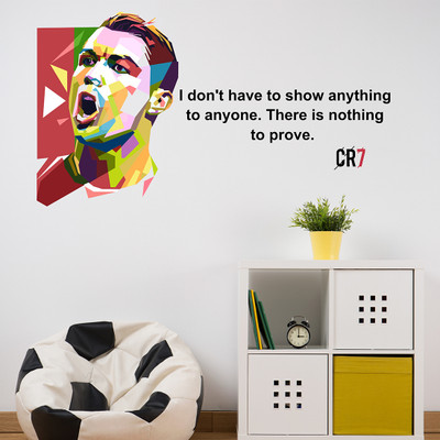 Littlebuds 90 cm CR7 Removable Sticker(Pack of 1)