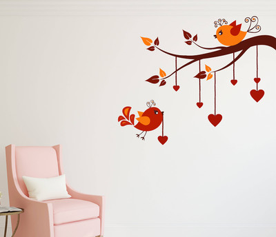 Littlebuds 85 cm Bird Removable Sticker(Pack of 1)