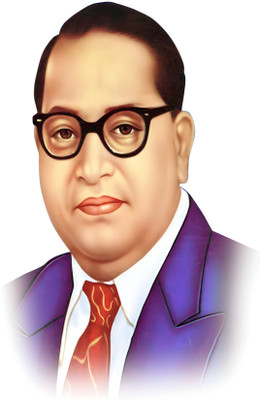Dumdic 30 cm Dr.BR Ambedkar A4 Strong Self Adhesive Sticker(Pack of 1)
