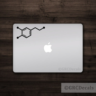 Xskin 30 cm Dopamine Molecule Self Adhesive Sticker(Pack of 1)