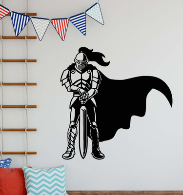SnappyVinyl 27 cm Medieval Knight With Self Adhesive Sticker(Pack of 1)