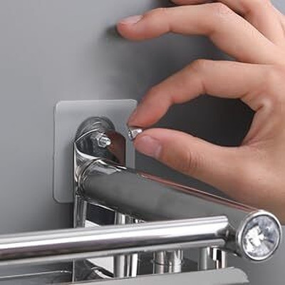 KRAZE Self Adhesive No Drill Wall Nail Photo Hook for hanging SCREWx40.08 Hook 40(Pack of 1)