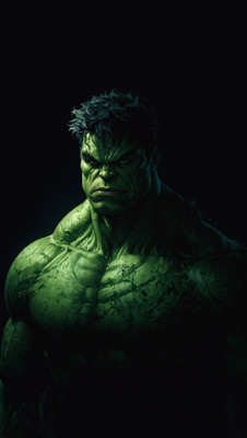 swaroopa 16.5 inch Hulk Sticker Self Adhesive Sticker(Pack of 1)