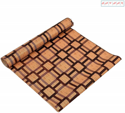 Raunak 497.84 cm 5 Meter Rectangular Long Shelf Liner Sheet Roll kitchen shelf & kitchen rack Reusable Sticker(Pack of 1)