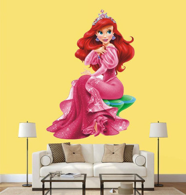 parth decor 40 cm Barbie Doll wall sticker Self Adhesive Sticker(Pack of 1)