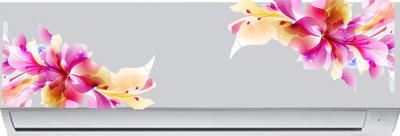 Happy Customise 47.5 cm Abstract Design Split AC Self Adhesive Sticker(Pack of 1)