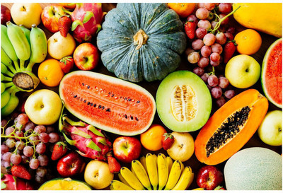 Epithet Studio 76 cm Fruits Waterproof Self Adhesive Sticker(Pack of 1)