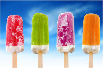 Epithet Studio 76 cm Ice Cream Waterproof Self Adhesive Sticker(Pack of 1)
