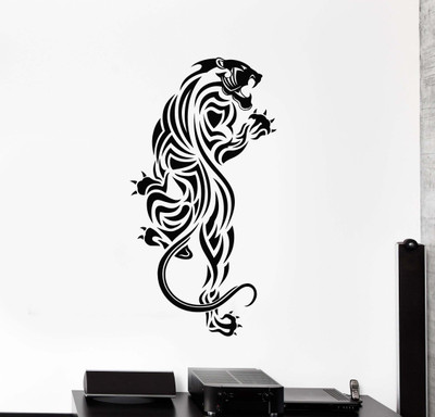 Xskin 27 cm Predator Animal Big Cat Self Adhesive Sticker(Pack of 1)
