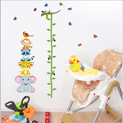 Flipkart SmartBuy 90 cm Cartoon Hight Measurment Decorative Wall Sticker (60 CM X90 CM) Self Adhesive Sticker(Pack of 1)