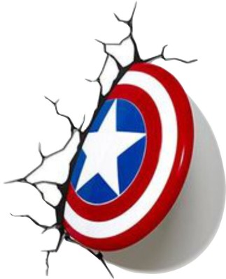 Vijaya enterprises 61 cm Captain America Magnetic Sticker (Pack of 1) Self Adhesive Sticker(Pack of 1)