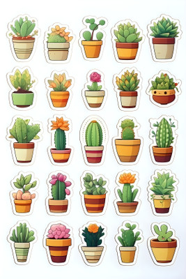 MINISCREATIONS 10 inch 39 Non-Reusable Sticker(Pack of 4)