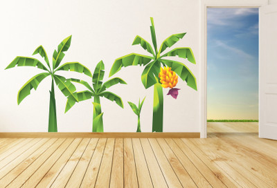 Wallzone 80 cm Tree Removable Sticker(Pack of 1)