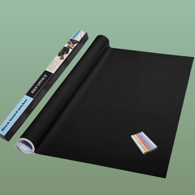 juggaris 45 cm Chalkboard decal sheet 45x200cm designed for household office classroom Removable Sticker(Pack of 1)