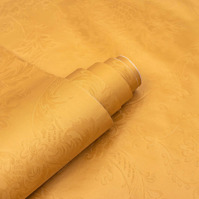 Wallmonks Abstract Gold Wallpaper(300 cm x 45 cm)