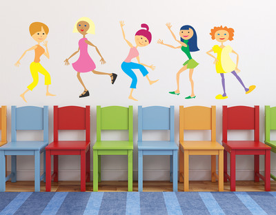 Wallzone 100 cm Dance Removable Sticker(Pack of 1)