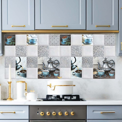 DeCorner Vinyl Decorative Multicolor Wallpaper(L x W: 100 cm x 40 cm)