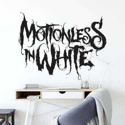 SnappyVinyl 40 cm Motionless In White Band Self Adhesive Sticker(Pack of 1)