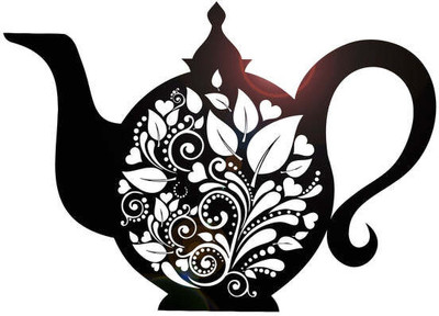 SnappyVinyl 27 cm Kettle Teapot Tea Self Adhesive Sticker(Pack of 1)