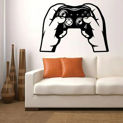 SnappyVinyl 33 cm Game controller Self Adhesive Sticker(Pack of 1)