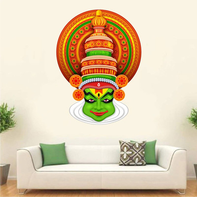 crystalsign 65 cm Beautiful Happy Onam for Living Room, Bedroom and Home Decoration Self Adhesive Sticker(Pack of 1)