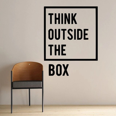 SnappyVinyl 30 cm Modern Motivation Self Adhesive Sticker(Pack of 1)