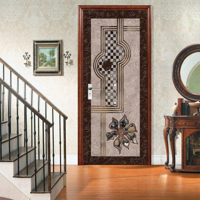DECOR INDIA SOLUTION 36 inch Door Wallpaper (36 inch x 78 inch) Self Adhesive Sticker(Pack of 1)